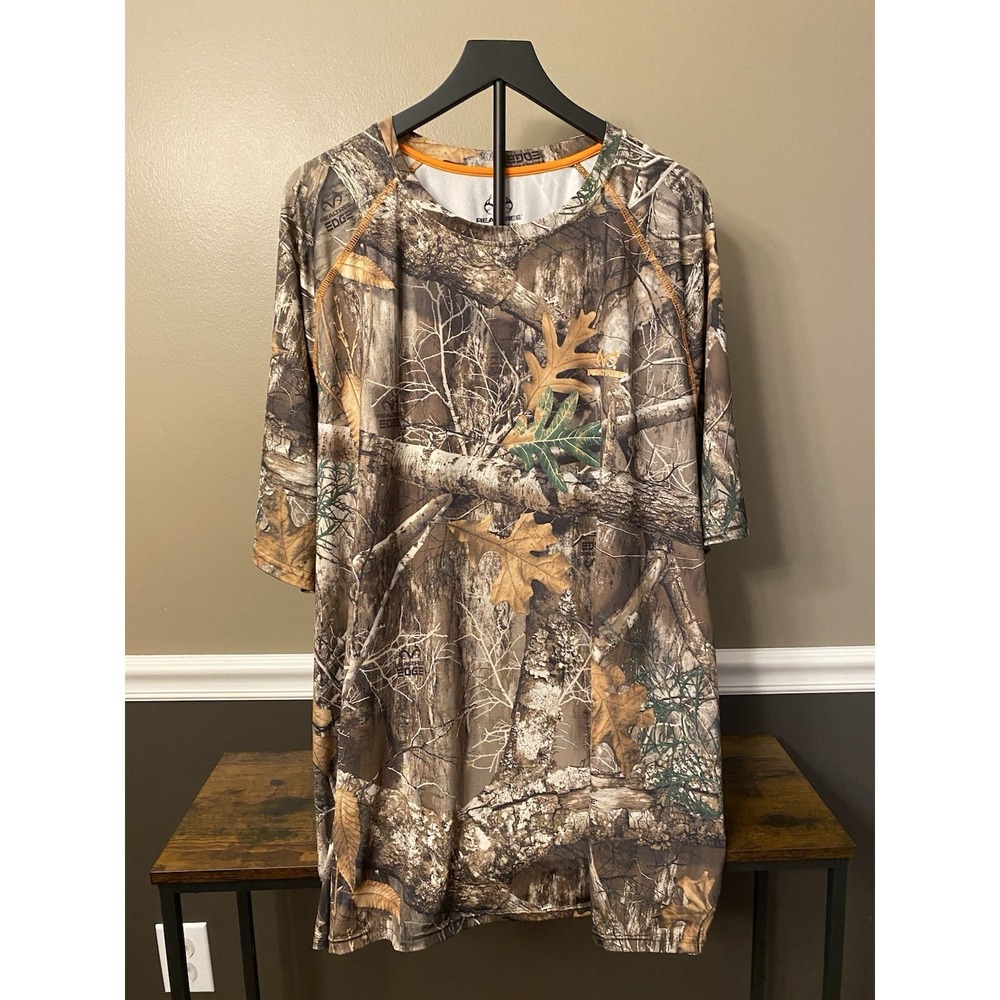 MENS REALTREE CAMO SHORT SLEEVE SHIRT HUNTING SIZE 3XL XXXL (54-56)